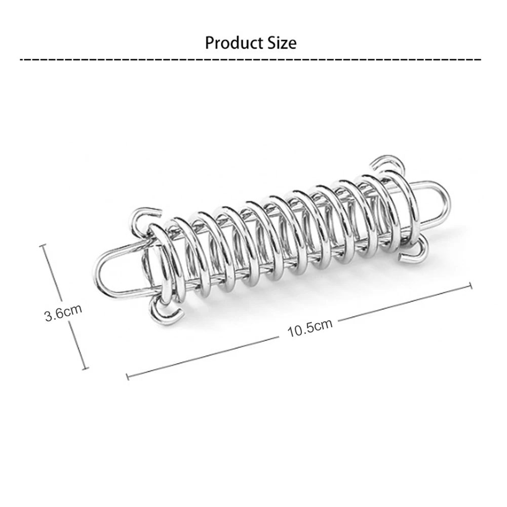 Aluminium Wind Rope Buckle High Strength Spring Hook Buckle for Camping Hiking