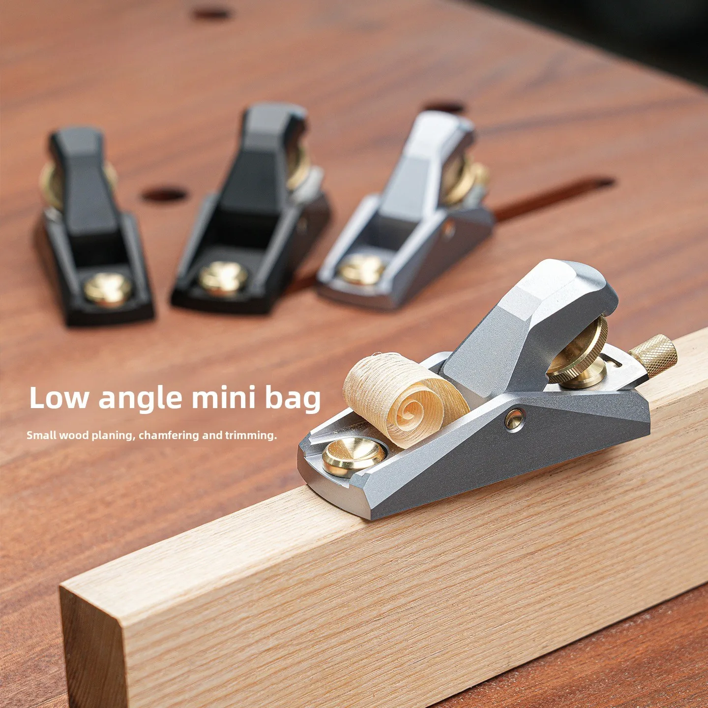 Woodworking Low Angle Aluminum Planer mini mini European Flat Planer Pull Planer Trimming DIY Leather Miniature Model