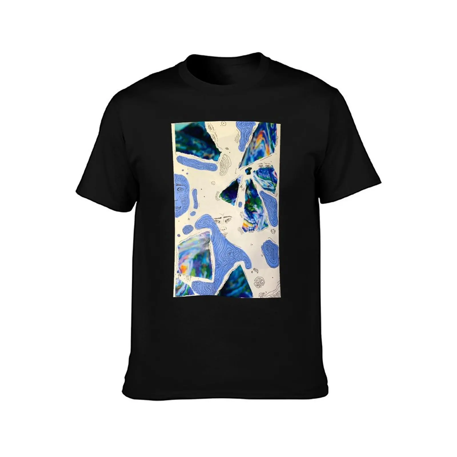 hidden faces T-Shirt Trendy Pattern for Men T-Shirt
