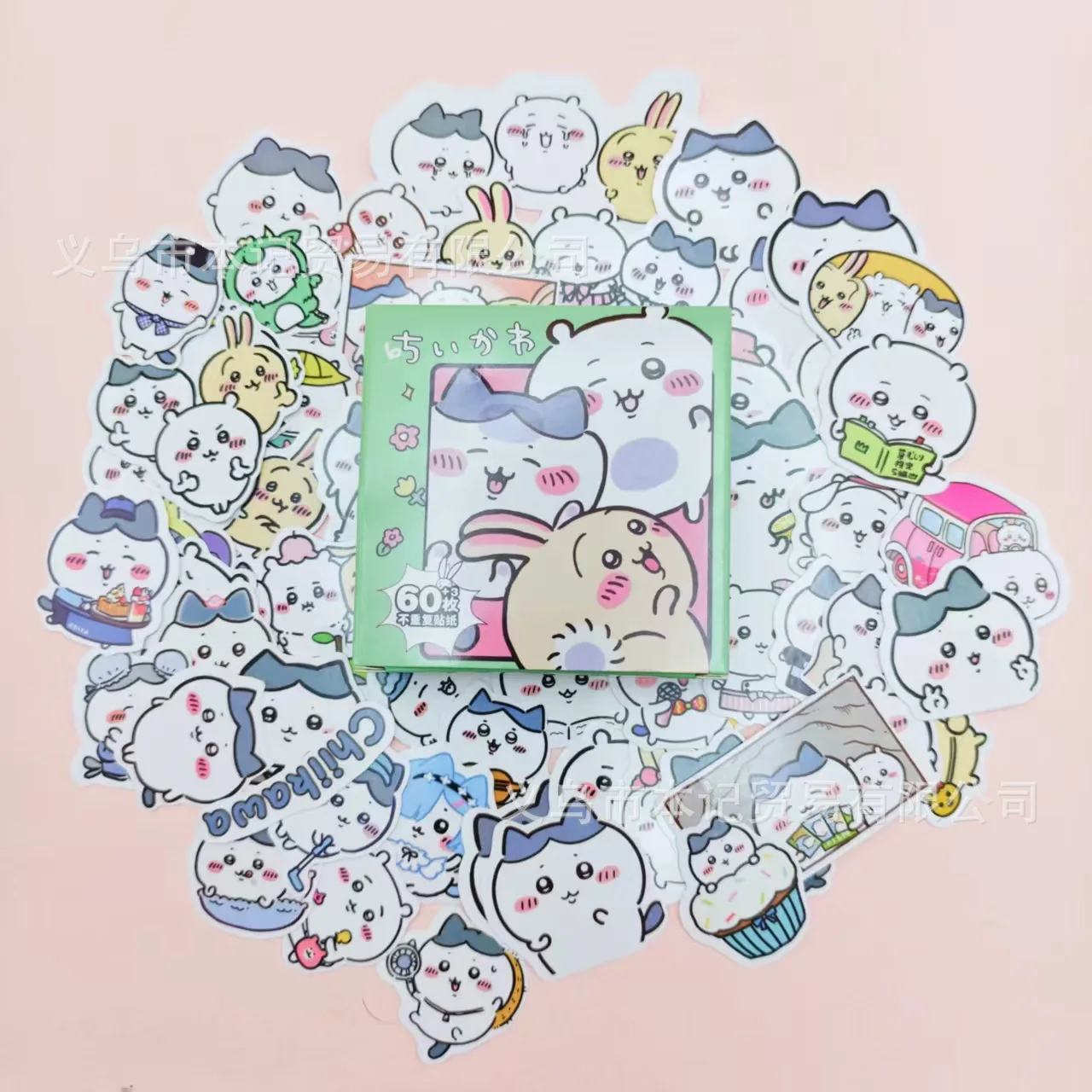 Chiikawa New Stationery Sticker Gift Box, Hachiware Usagi Cute Waterproof Decor Stickers for Journal Phone Kids view 3