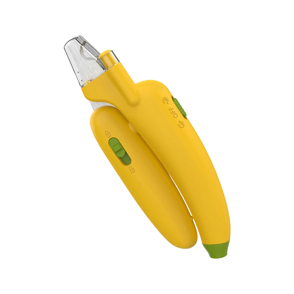 

Cat Nail Clipper for Cats Pet Nail Trimmer Dog Grooming Tool Yellow LED Light Anti Cutting Blood Line Safe Stainless