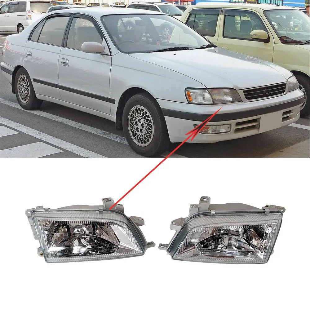 

A Pair Car Headlights For Toyota Corona Caldina AT190 AT191 ST190 ST191 1992 1993 1994 1995