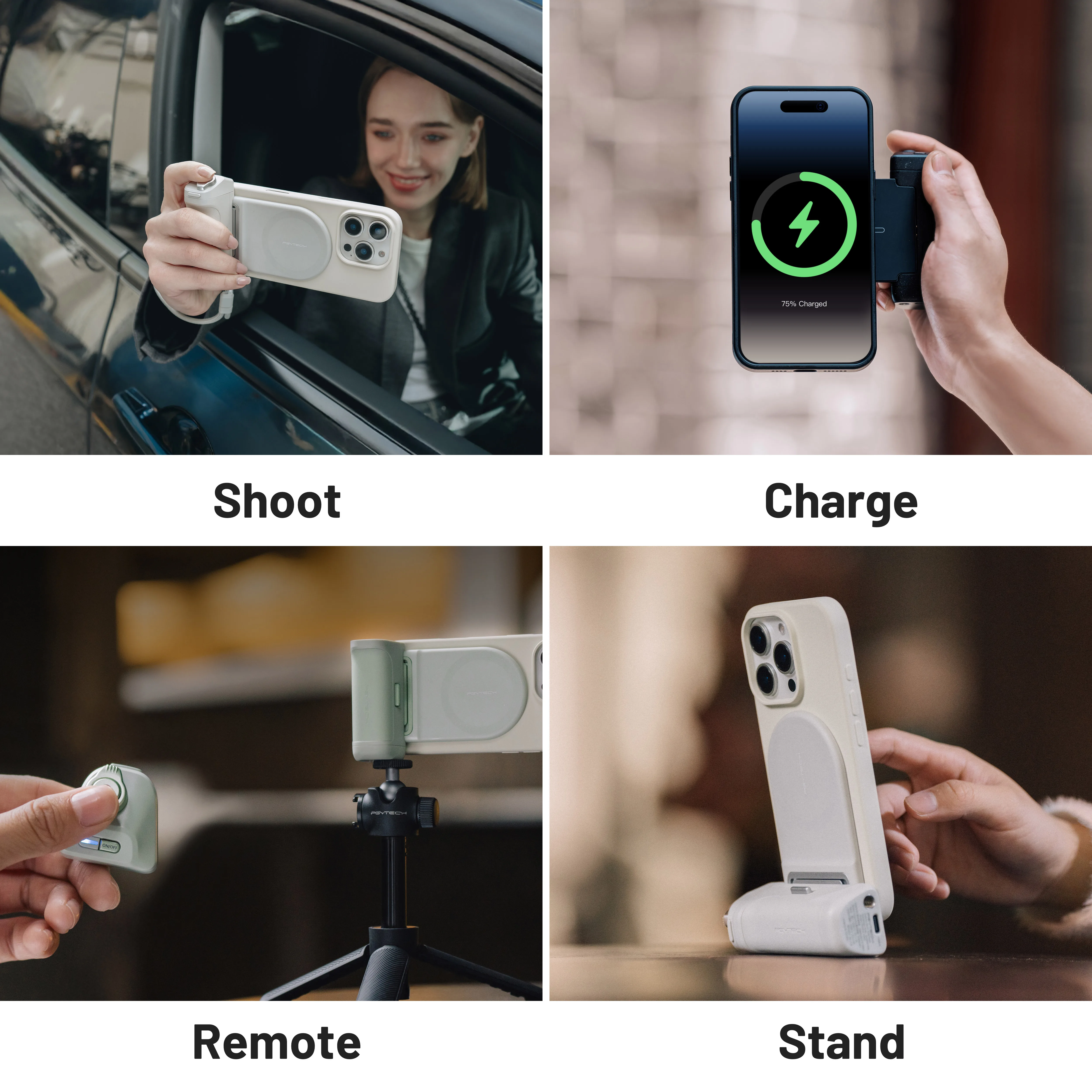 وحدة تحكم الكاميرا المحمولة PGYTECH، ضوء ملء مغناطيسي، كاميرا MagCam Bluetooth للتحكم عن بعد