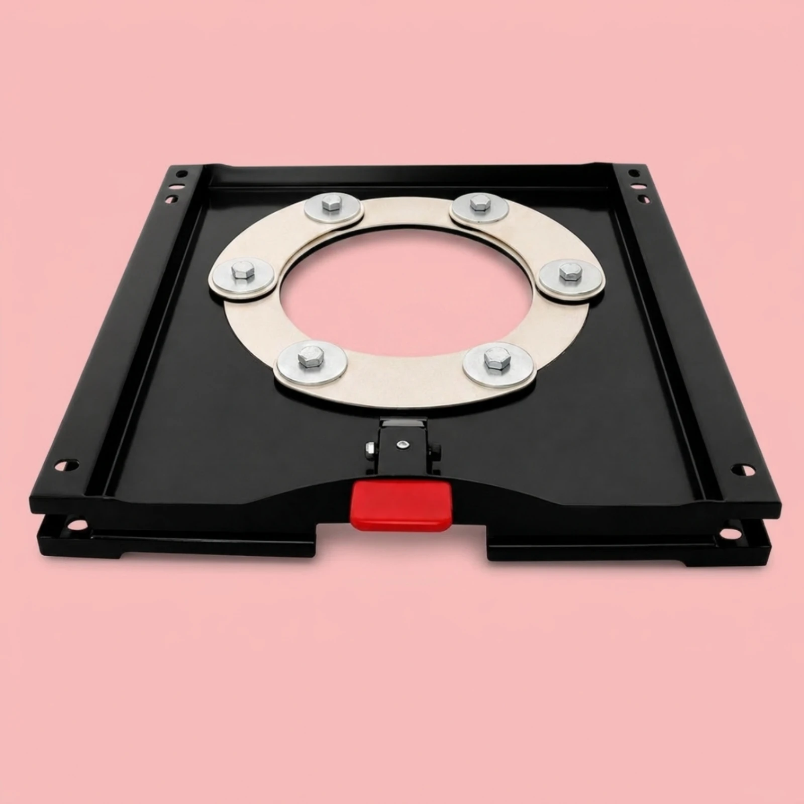 Rotating Seat Base Plate Slimline Swivel Seat Base with Release Lever Swivel Mount Smooth Rotation Hardware Sturdy