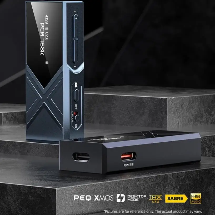 مكبر صوت داك USB محمول من FiiO ، جهاز فك تشفير HiFi ، ثنائي ES9069Q ، dsm768 ، DSD512 ، Output ، Android ، iOS ، Mac ، Win ، KA17