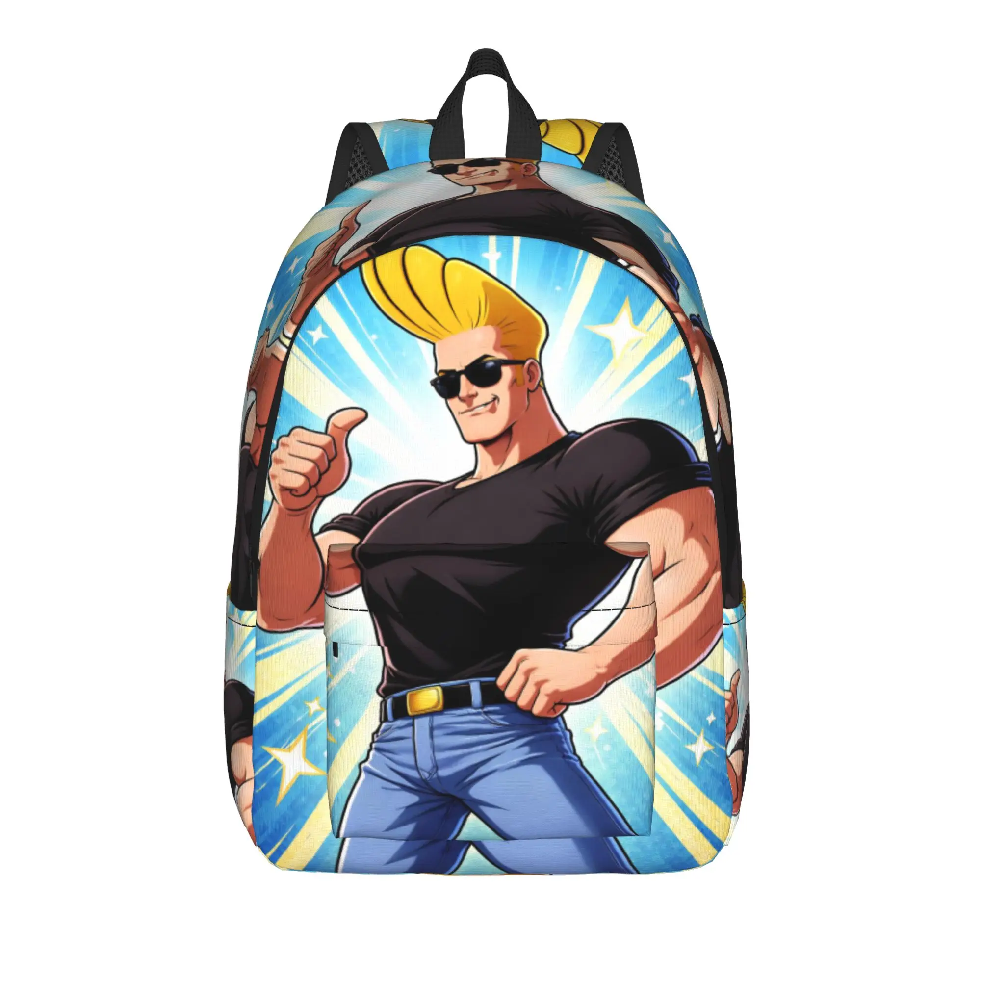 johnnys bravos  Casual Backpack Sports High School Business  Daypack for Men Women Laptop Computer Shoulder Bag