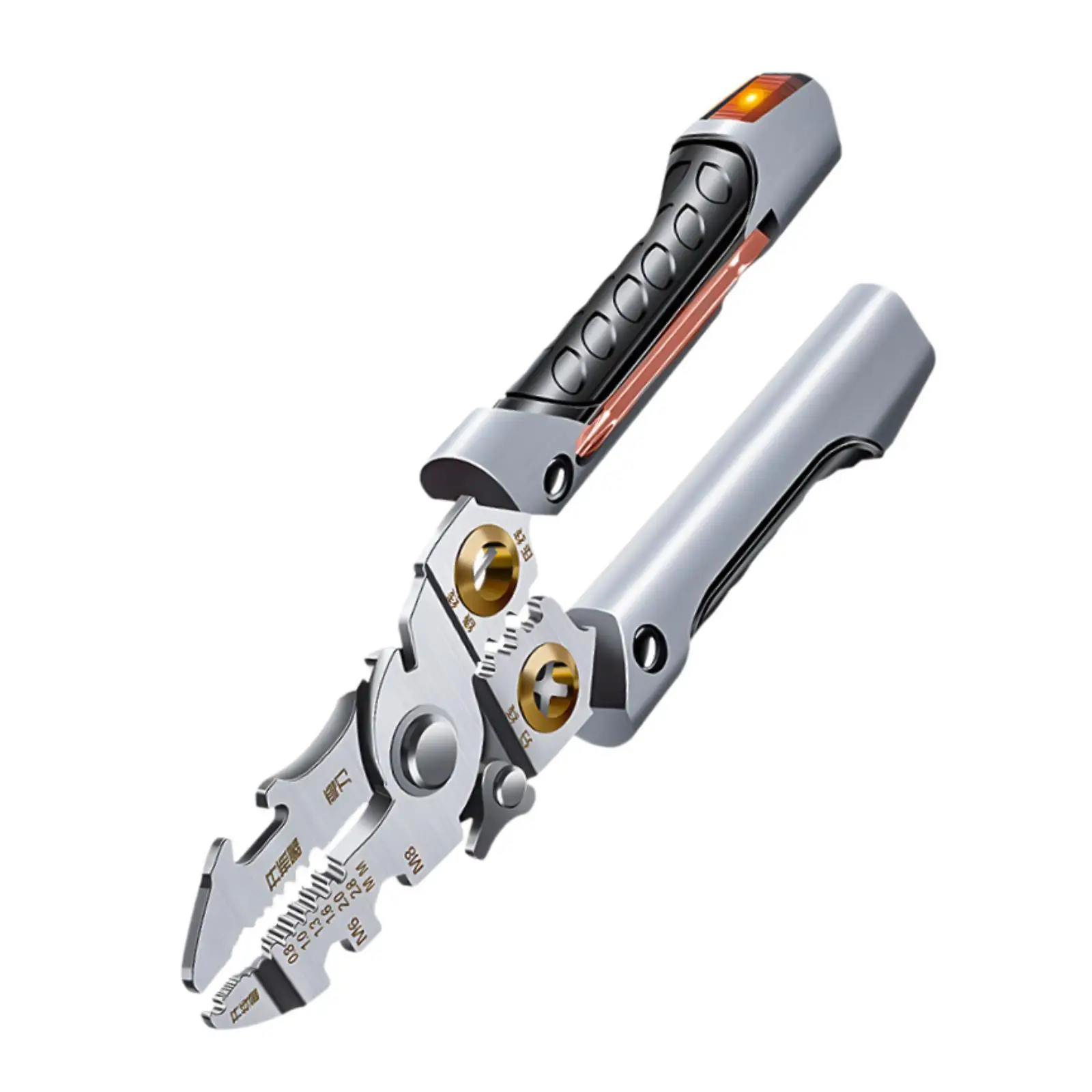 Multifunctional Wire Strippers Wire Crimping Tool Heavy Duty Wear Resistant