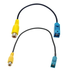 Car Reversing Rear View Camera Adapter Cable Female to RCA Female Video Cable Suitable for C GLKS80L 30cm/12-inches