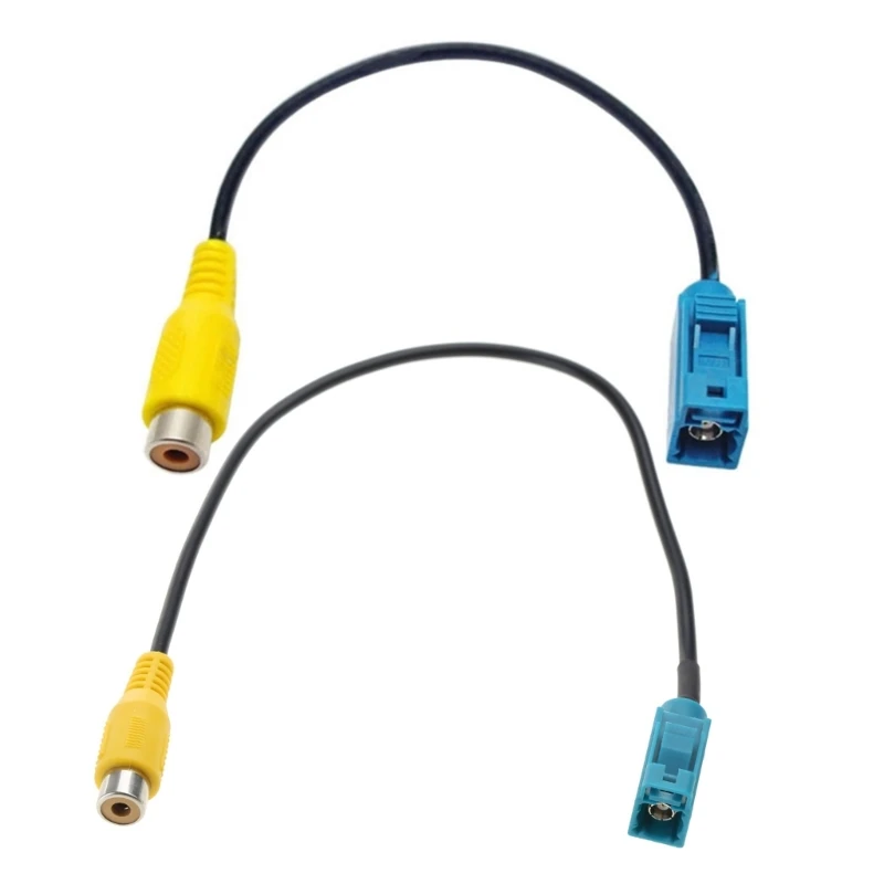 Car Reversing Rear View Camera Adapter Cable Female to RCA Female Video Cable Suitable for C GLKS80L 30cm/12-inches