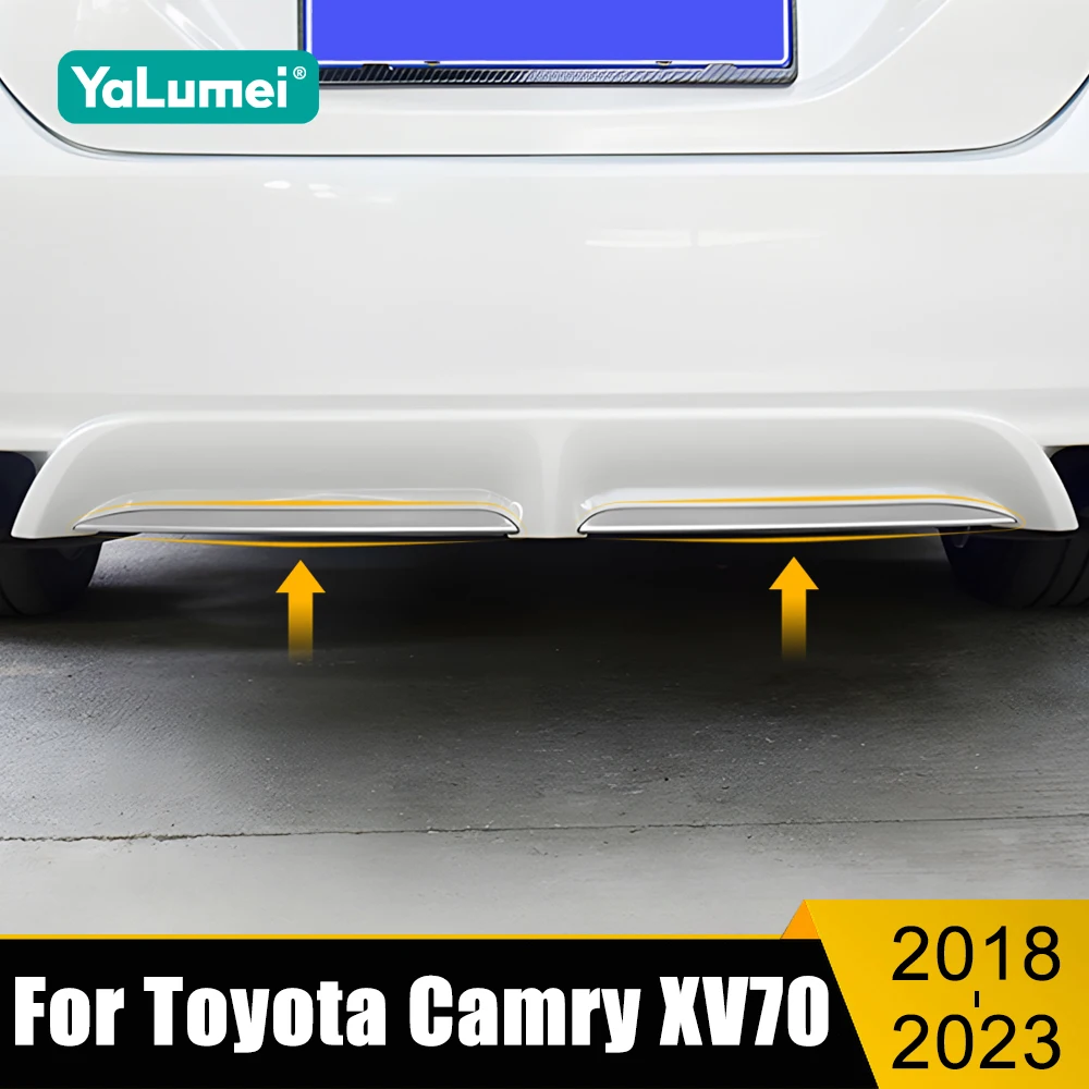 

For Toyota Camry XV70 SE XSE 2018 2019 2020 2021 2022 2023 Car Rear Bottom Bumper Cover Trim Tailgate Molding Strip Accessories