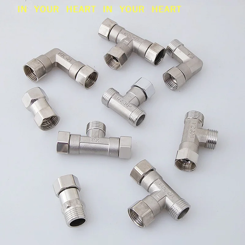 【X】Stainless Steel T Adapter G1/ 2