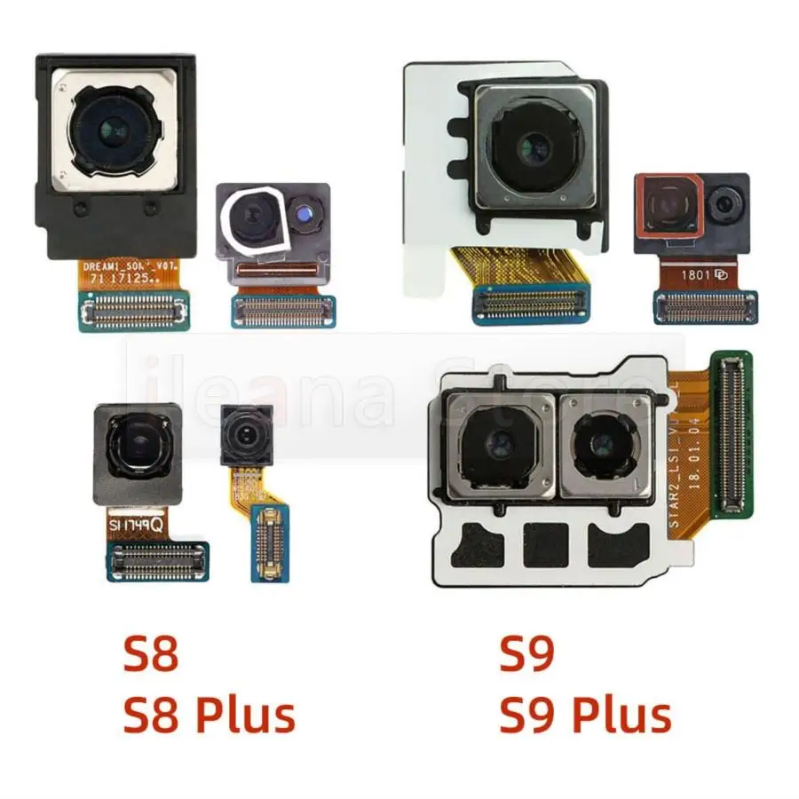 Câmera frontal principal aiinant para samsung galaxy s8 s9 plus g950n g955n g960n g965n câmera traseira cabo flexível
