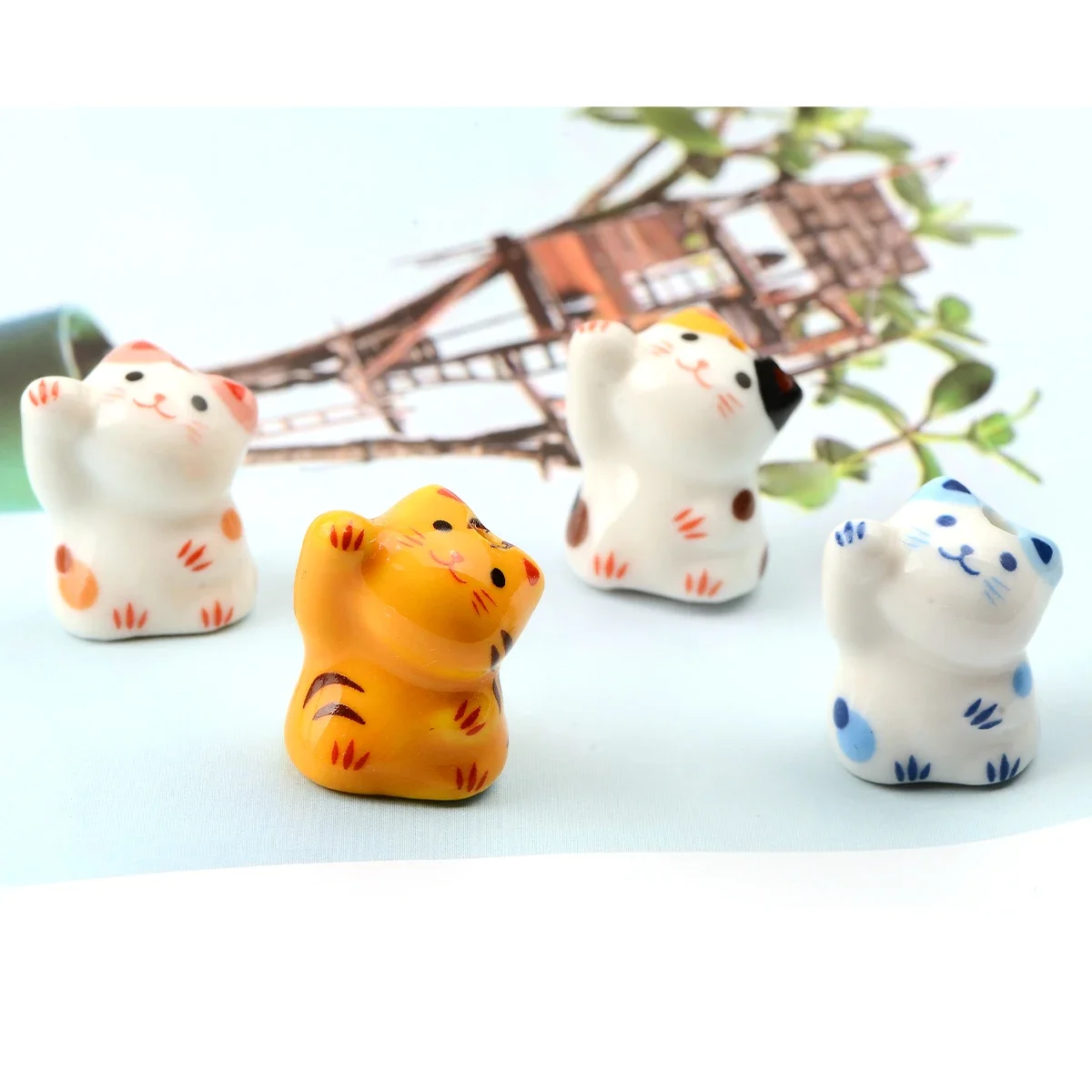 16x20mm Big Cute Lazy Cat Loose Porcelain Ceramic Beads for Jewelry Making Supplies Beads Accesorios Diy Crafts Handmade