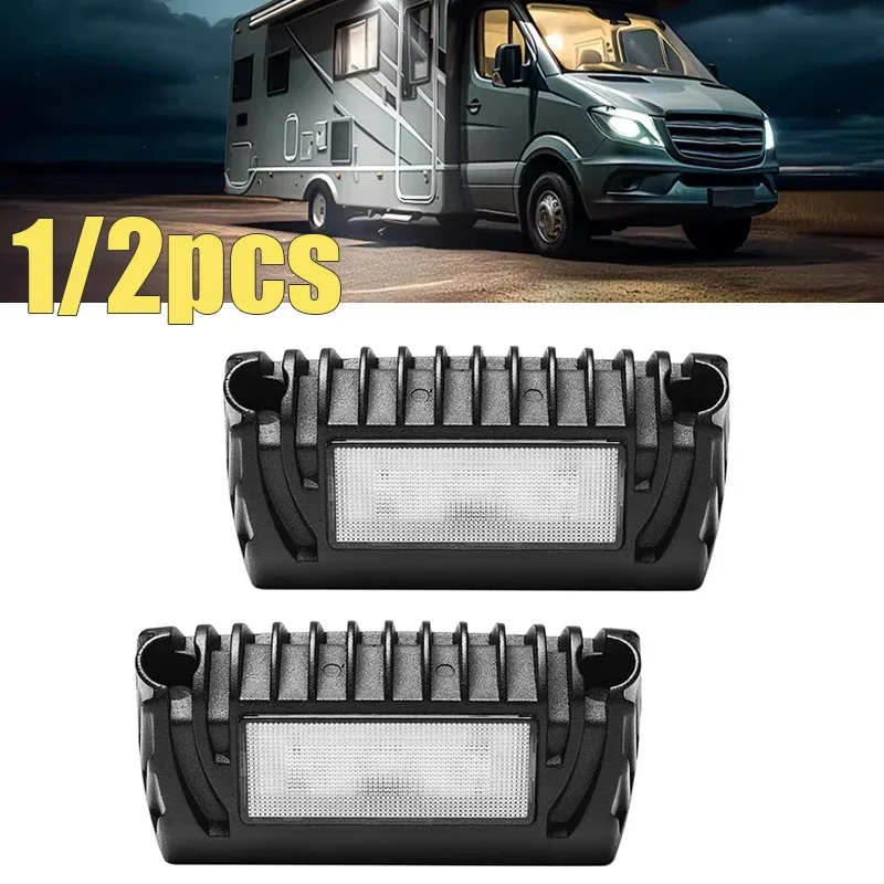 1/2x5 بوصة RV الخارجي LED الشرفة فائدة ضوء 12 فولت 750 التجويف المظلة أضواء استبدال الإضاءة ل RVs المقطورات المعسكر قارب