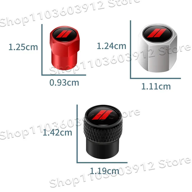 4Pcs/Set Metal Car Tire Valve Caps Dust Proof Cover Car Styling For Dodge Charger Challenger Hellcat SRT Caliber RAM1500