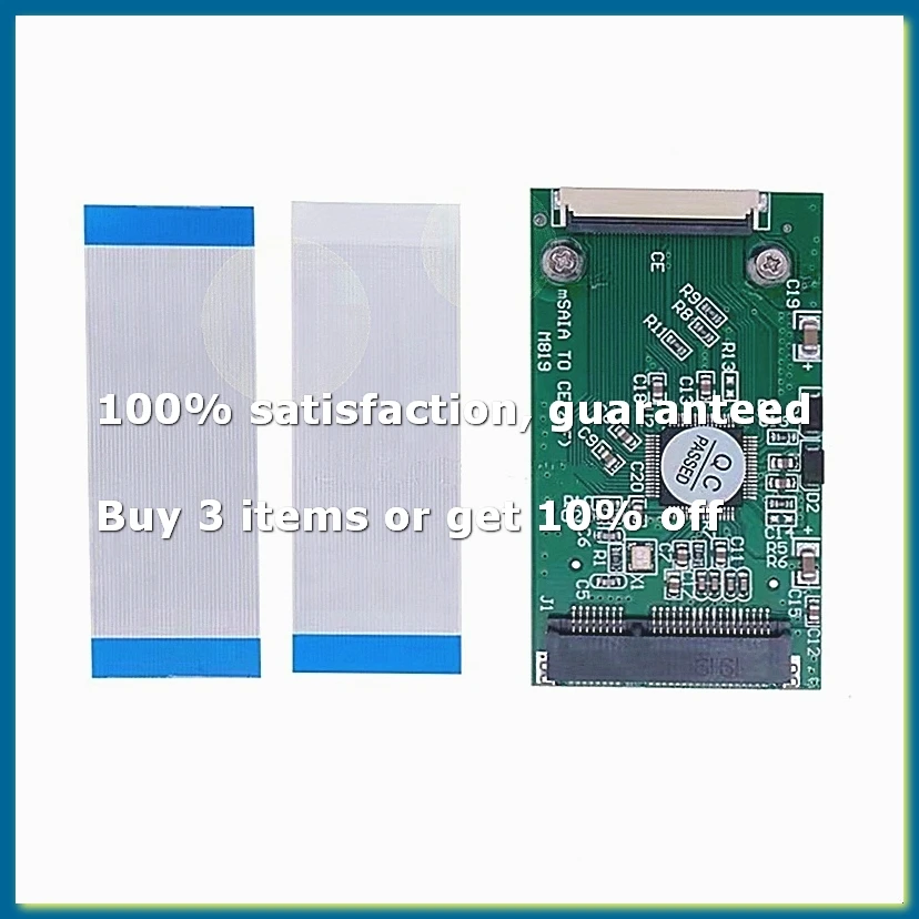 MSATA SSD to CE ZIF Adapter Mini PCI-E MSATA SSD to 40pin 1.8 Inch Converter Card Transfer Converter Card-DTB3