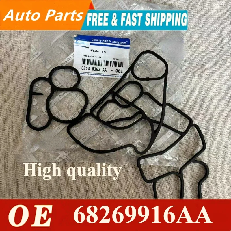 

High quality Engine Oil Cooler Gasket 68148362AA Fit For Jeep Grand Cherokee 3.0 CRD 2011-2019 68269916AA 68148342AA 68211323AA