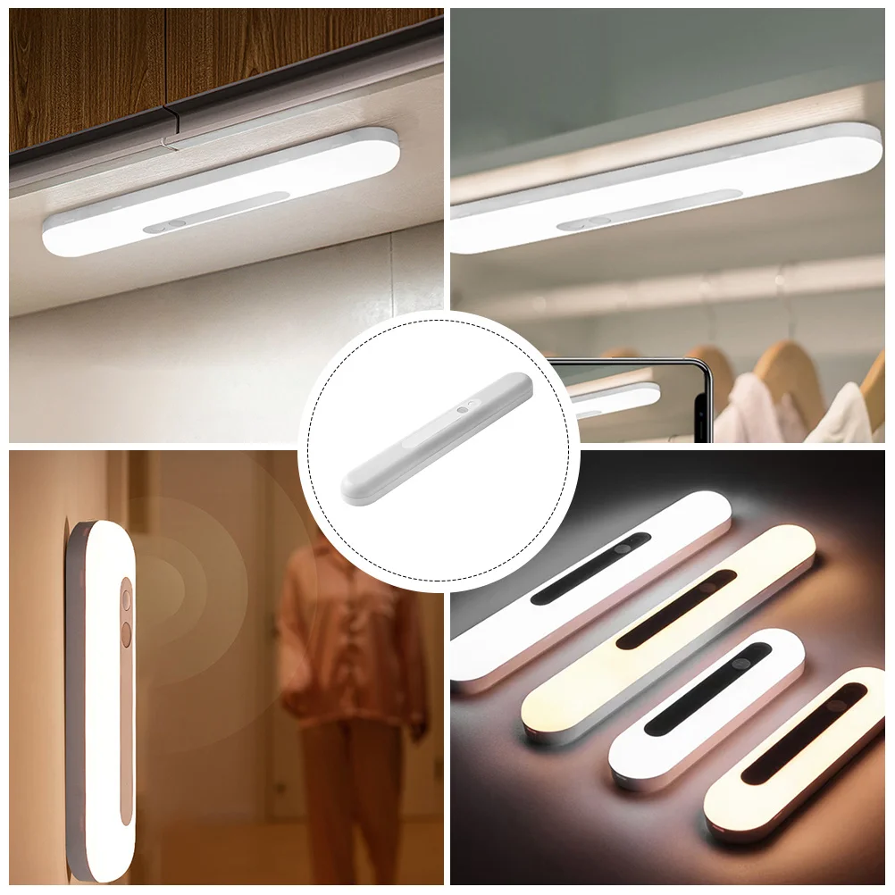 1 pièces corps humain Induction veilleuse aimant LED capteur intelligent chevet armoire lumière USB charge réglable luminosité oeil