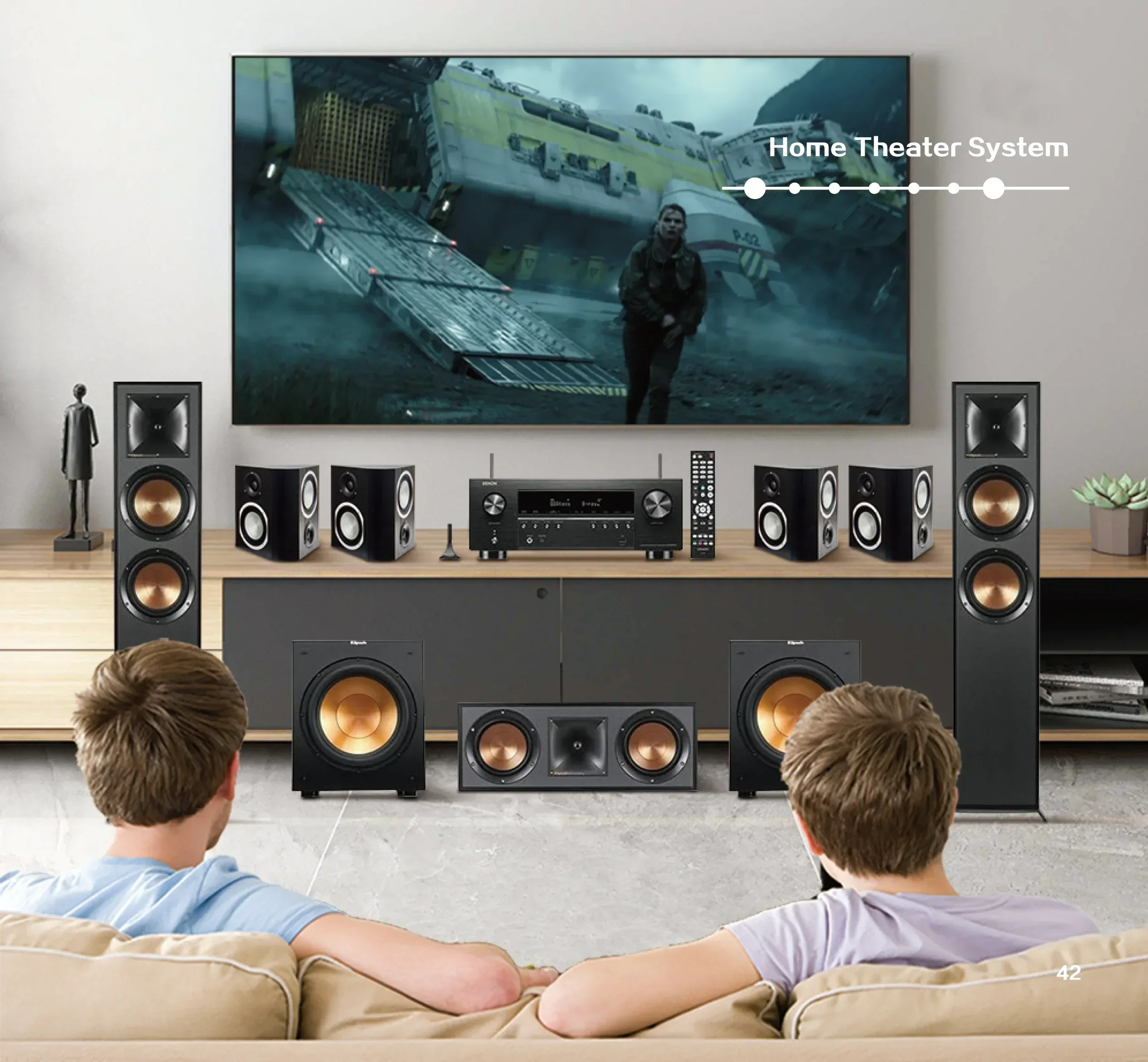 Home theater 7.2channel Bluetooth Speaker 2400W  Karaoke amplifiers professional super Bass speaker