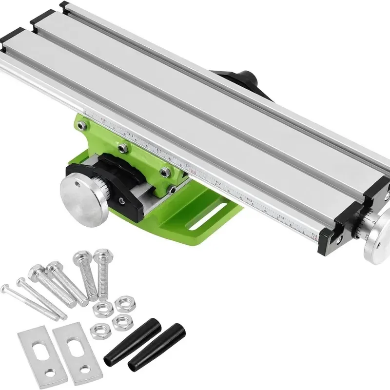 For Bench Drill Multi-functional Cross Table High-precision Slide Table Mini Micro Drilling Milling Machine Electric Drill