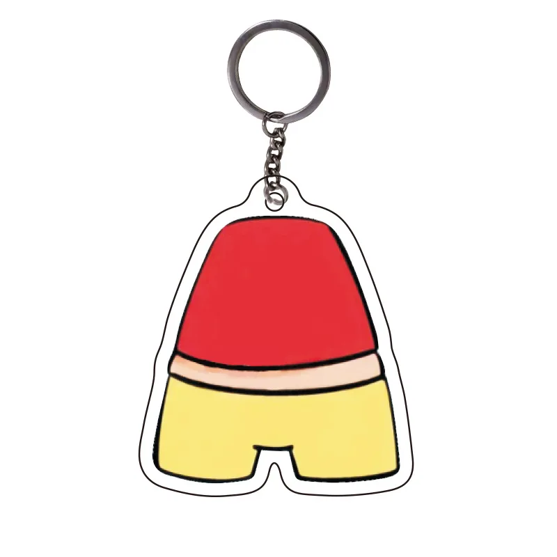 Cute Animal 26 Letter Custom-Acrylic Keychain Fun Charms Creative English DIY Backpack Accessorie Birthday Gift for Girl Boy Toy