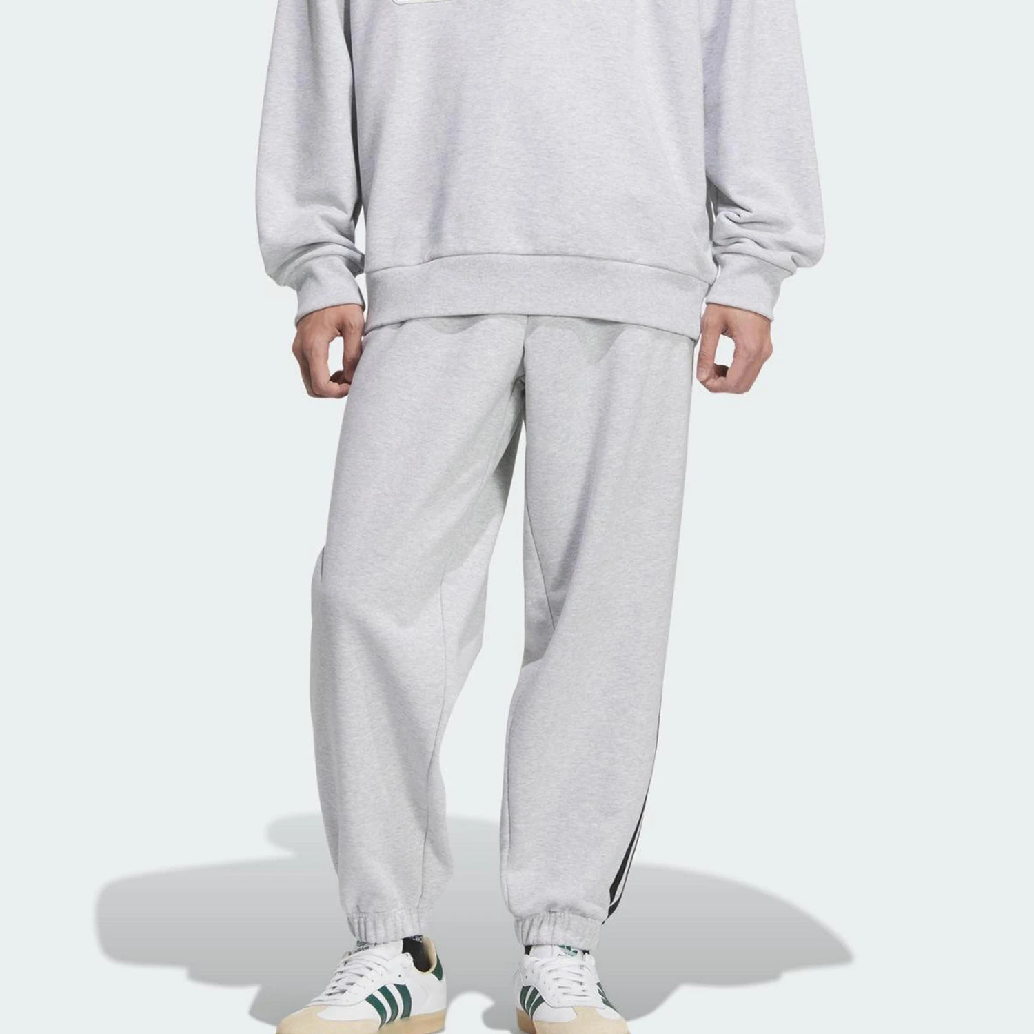 

Оригинальные мужские спортивные повседневные брюки Adidas Three Leaves на шнурке KC0119