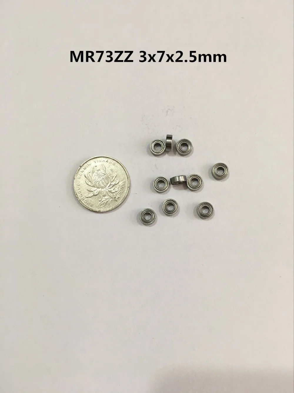 10pcs Mini Bearing MR73ZZ 3x7x2.5mm 3*7*2.5mm Miniature Model Bearing Metal Shield Bearing Ball Bearing