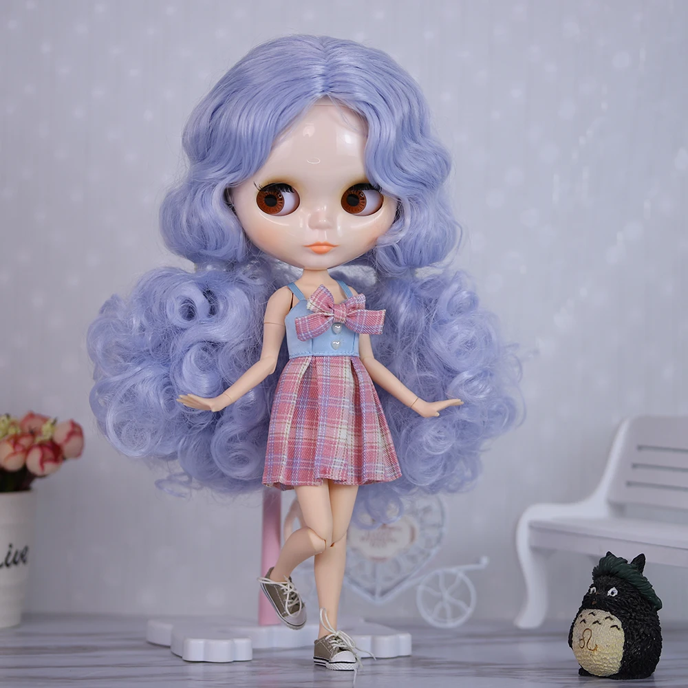 Băng Giá DBS Blyth Quần Áo Búp Bê 1/6 Bjd Kẻ Sọc Dress Licca Azone Cơ Thể Trang Phục SD