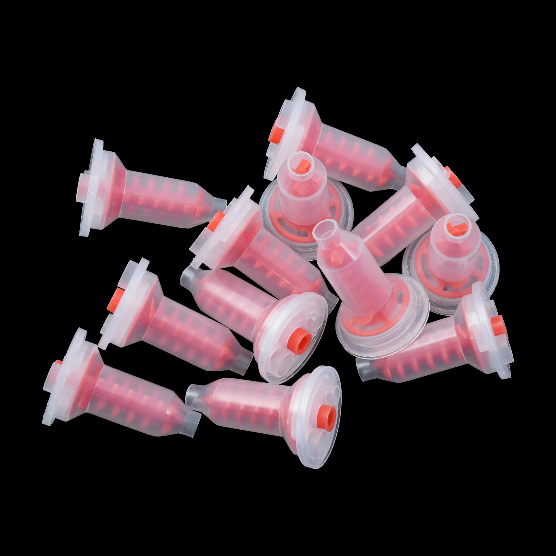 

50/100 шт. одноразовые силиконовые насадки для смешивания стоматологических материалов, трубки для смешивания из силиконовой резины для стоматологических инструментов