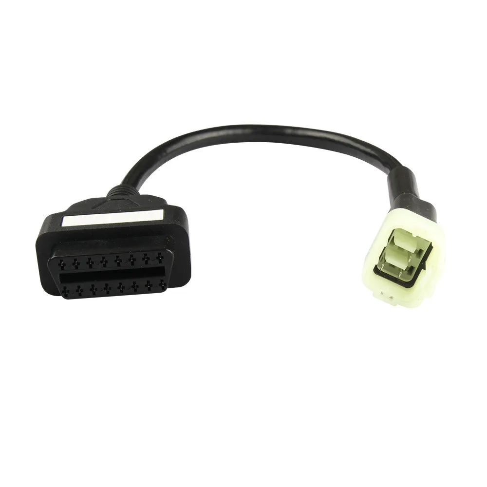 

Соединительный кабель OBD2 для мотоцикла Kawasaki 6P к OBD2 16-контактный разъем, кабель-адаптер для мотоцикла OBD2