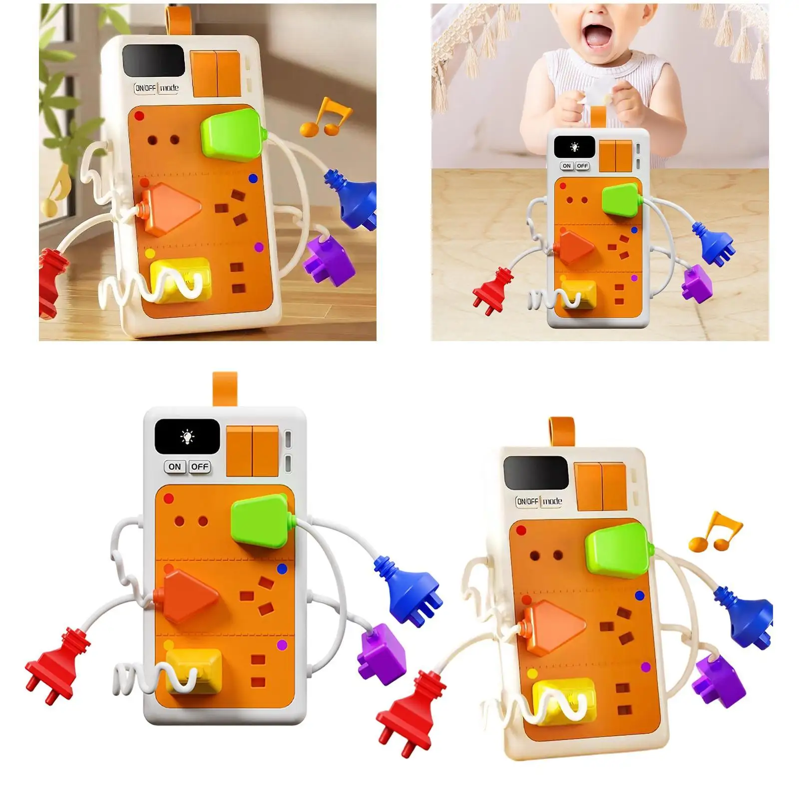 

Сенсорная развивающая доска-органайзер для развития мелкой моторики, координации рук и глаз, интерактивный подарок, развивающая игрушка-блокнот для занятий