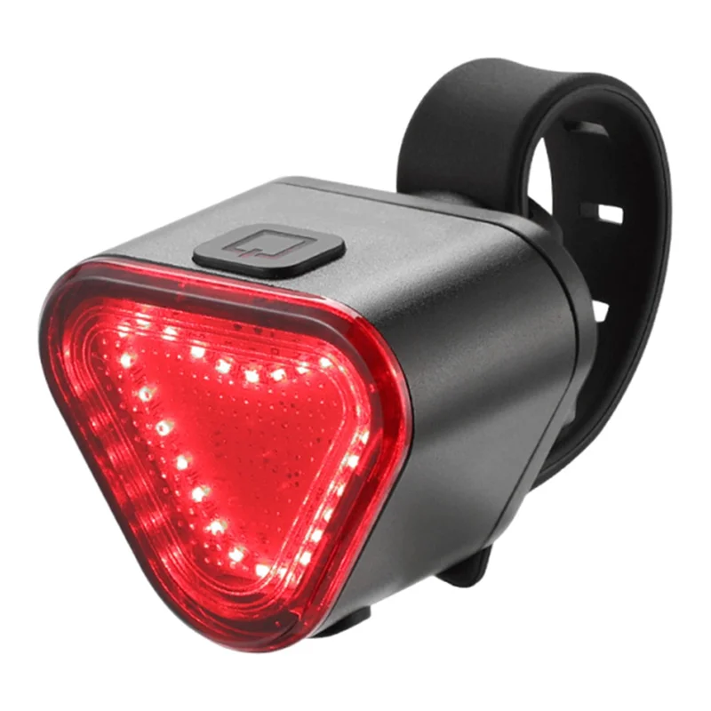 ABHS-COB ضوء تحذير الدراجات من النوع C شحن مقاوم للماء مدمج للدراجة الذيل ضوء محمول للدراجة مصباح يدوي أجزاء ركوب الدراجات