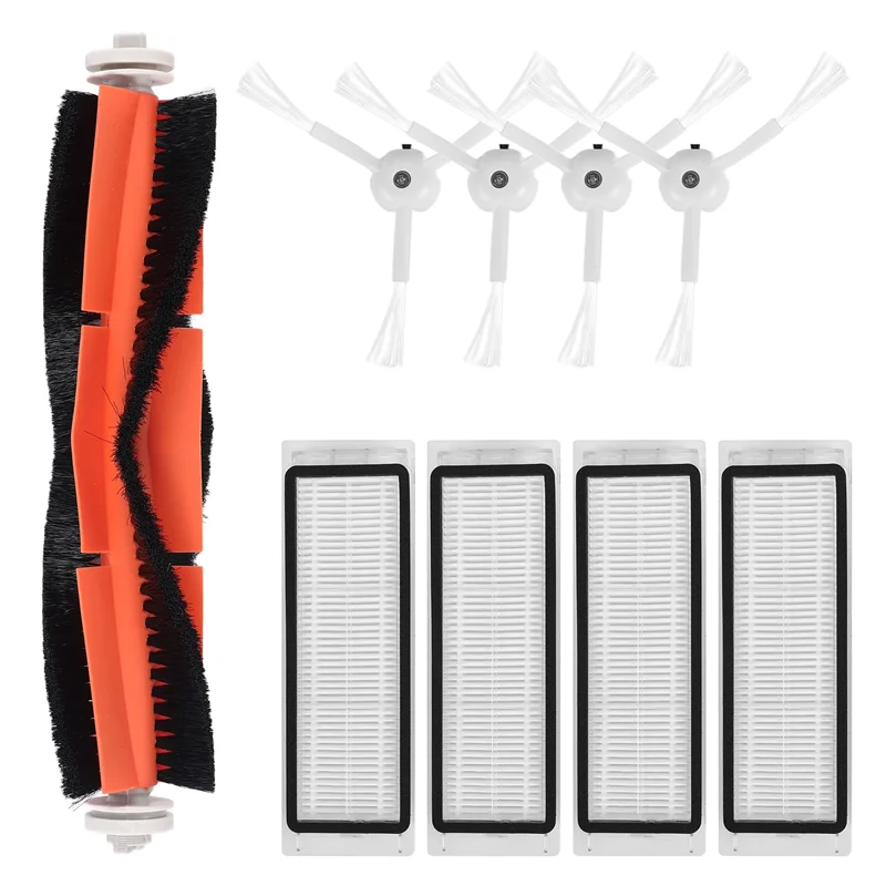 

-A90P For Xiaomi Mi Robot Vacuum Cleaner 1/1S SDJQR01RR SDJQR02RR SDJQR03RR Roborock E3, S4, S4 Max, S5 Main Side Brush Filter