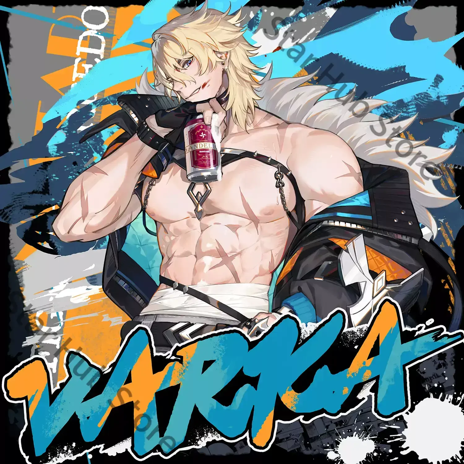 Genshin Impact Aether Double Standing Sign Badge Instant Camera Postcard Pendant Coloured Paper Cosplay Colleagues Gifts Anime