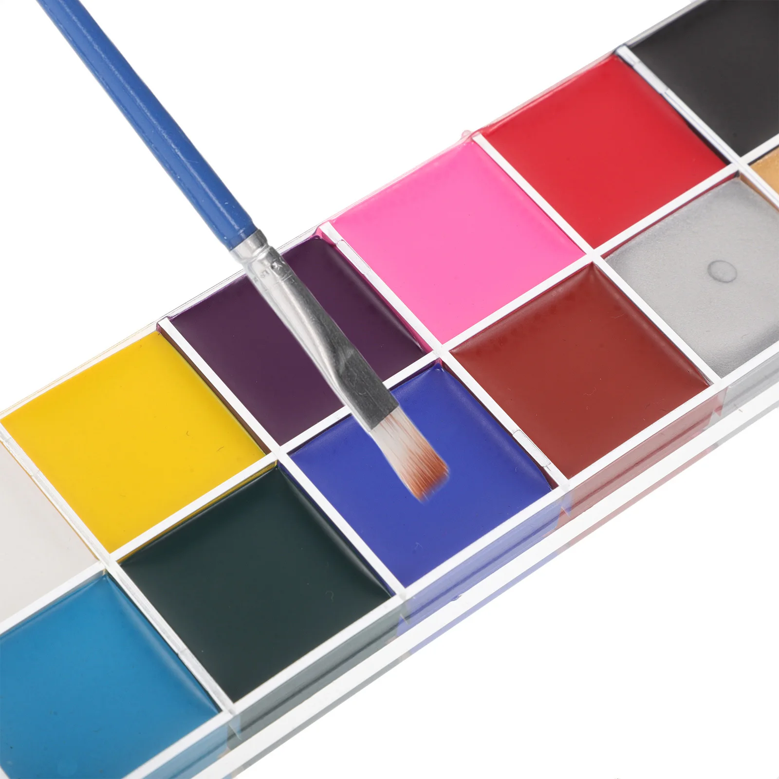 2 قطعة 12 لون طقم الطلاء هيئة الفن ماكياج المياه القائمة للغسل الوجه الجسم الطلاء للبالغين تأثيري مهرجان مرحلة السفر #5