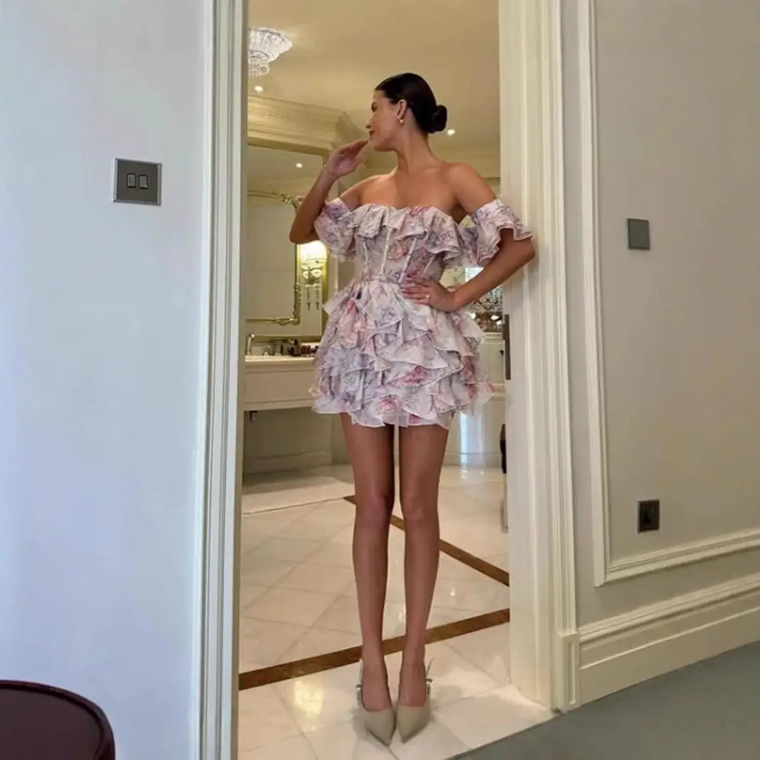 

Faionable 2025, трансграничное женское платье с открытыми плечами и бретельками Dr Ele Aosphere из Китая