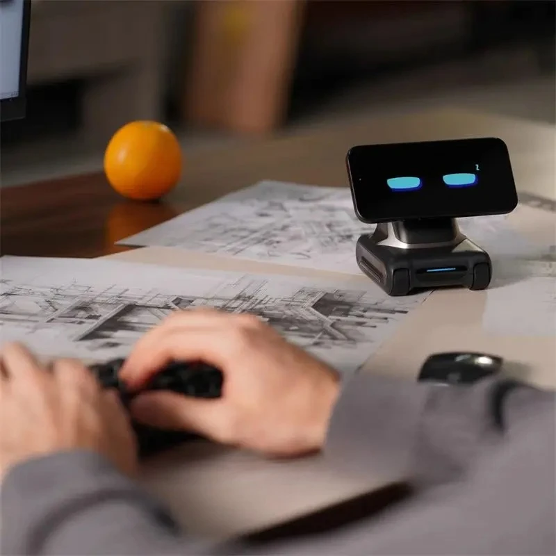 لعبة LOOI Robot الذكية تحويل الهاتف الذكي إلى سطح المكتب روبوت مغناطيسي للهاتف المحمول AI لفتة التعرف على الوجه ألعاب الحوار الصوتي GPT #4