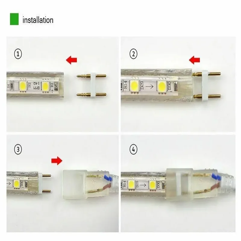 220 V Led Light Strip 220V Tape Flexible SMD 5050 1M 5M 10M 15M 20M LedStrip Waterproof IP67 Dimmable 220V Led Strip Warm White