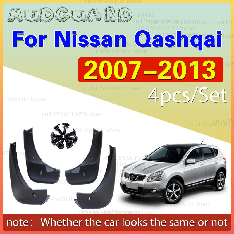 

For Nissan Qashqai J10 2007-2013 2008 2009 2010 2011 2012 Fender Mudguard Mud Flaps Guard Splash Flap Mudguards Car Accessories