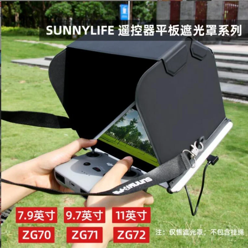 7.9/9.7 Inch Lens Hood For Mini4/3Pro AIR3 Remote Control Tablet Sunshade Board