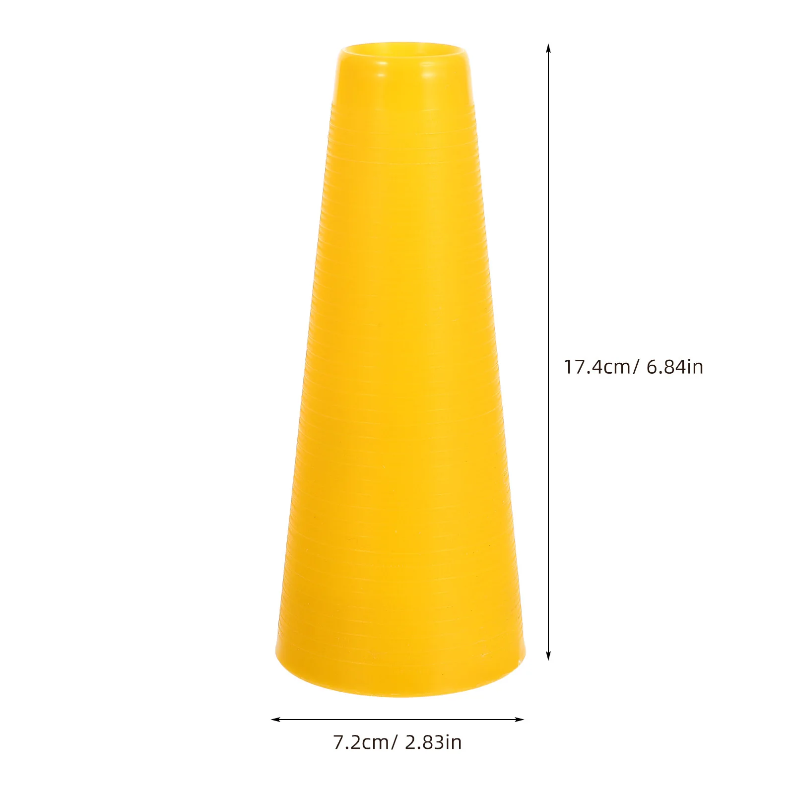 10 قطعة أنابيب لف غزل النسيج البلاستيك الأصفر مخاريط مدببة للحياكة الكروشيه التطريز الخياطة Diy بها بنفسك لوازم مكبات الحرفية