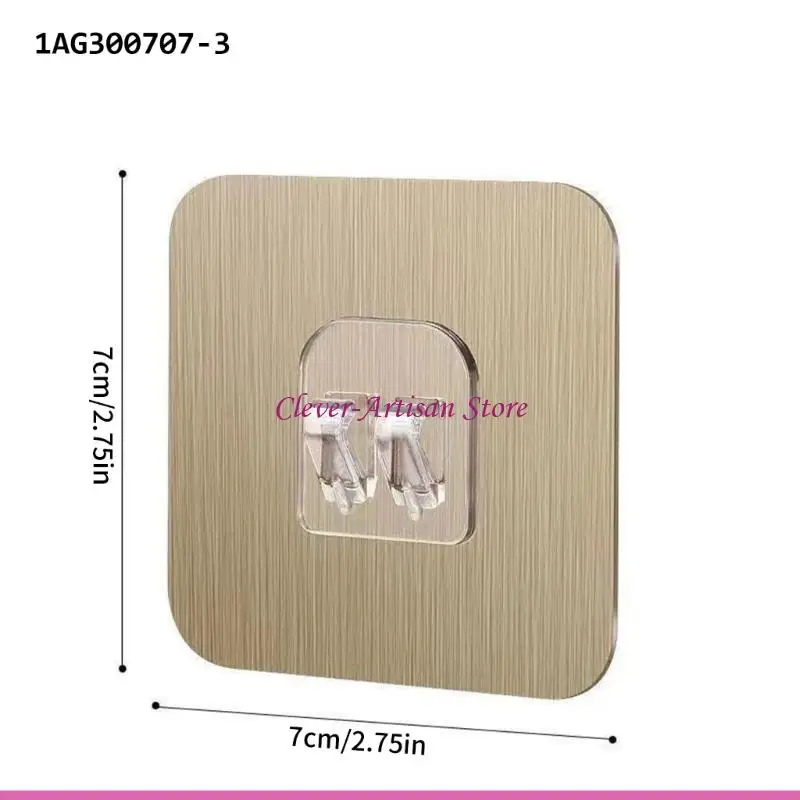 E06B Ganchos pared para ropa y sombreros Diseño adhesivo fuerte gancho colgante