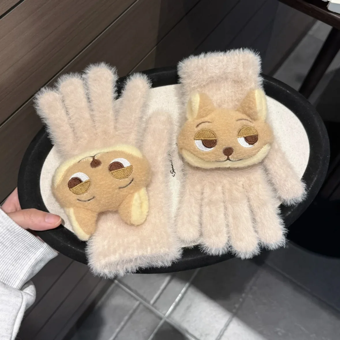 قفازات ديزني زوتوبيا من نيك وايلد، جوديث لافيرن، هوبس، قفازات شتوية دافئة بخمسة أصابع، قفازات للطقس البارد. #3