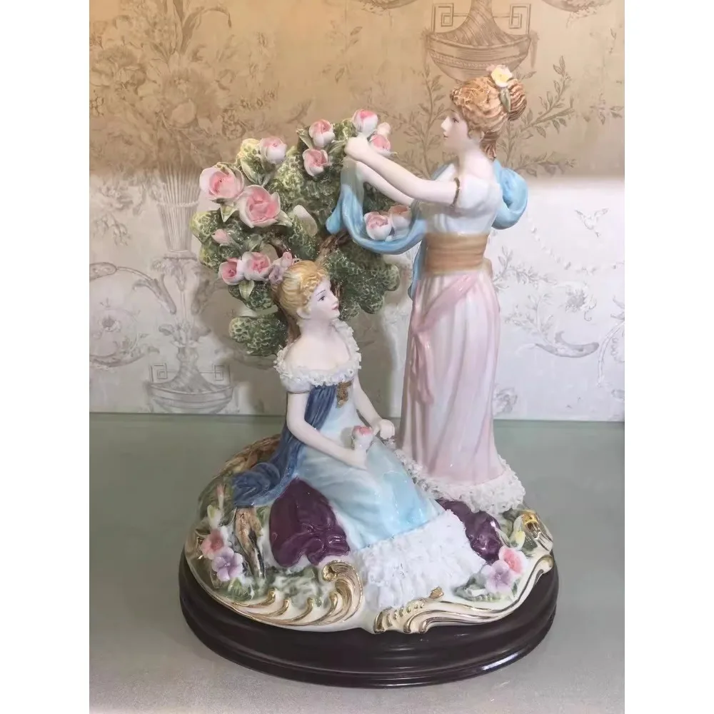 European-style ornaments, Western figures, ceramics, porcelain dolls, lace, factory direct sales