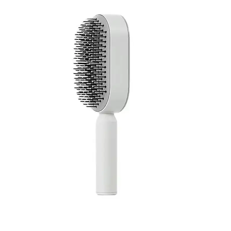 Self Cleaning Hair Brush For Women One-key Cleaning Hair Loss Airbag Massage Scalp Comb Anti-Static Hairbrush Dropshipping