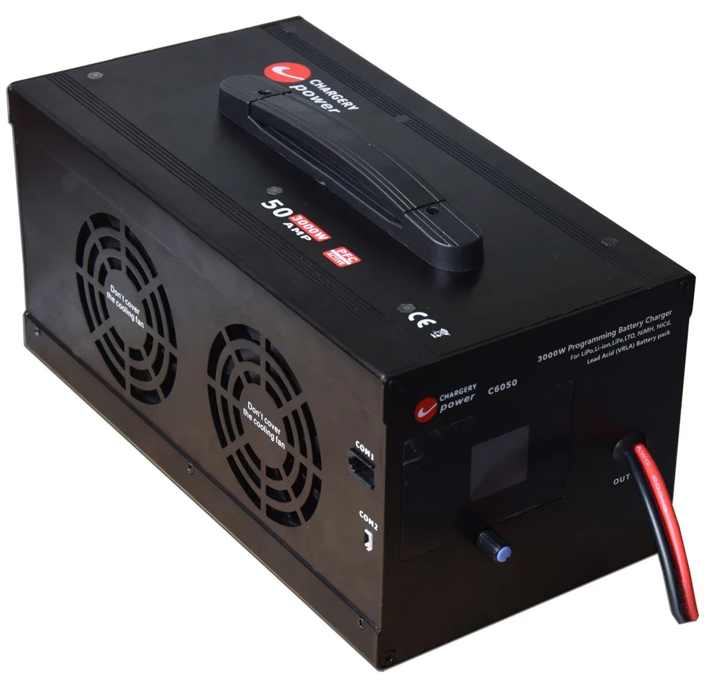 3000W PFC programmable charger C6050 10-55V 1-55A multifunctional charger