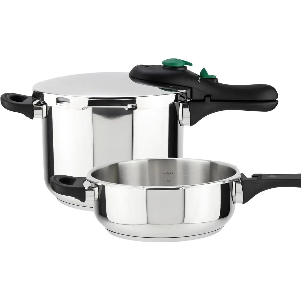 

6L Large Pressure Cooker with 3-Layered Lid