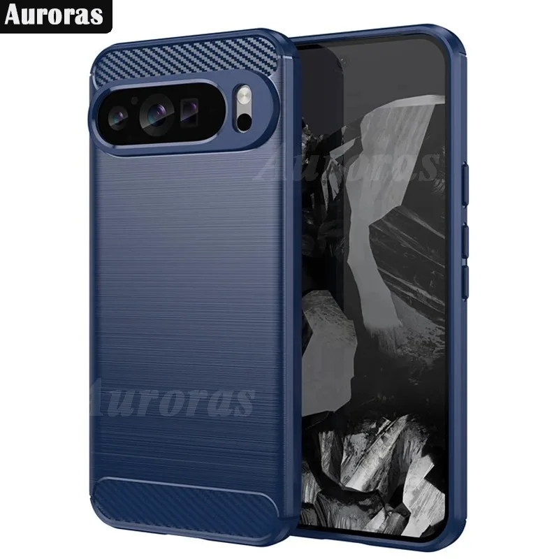 Auroras สำหรับ Google Pixel 9 Pro เคสเนื้อลายขนแปรงแบบนิ่มธุรกิจกล่องกันกระแทกสำหรับ Google Pixel 9 Pro fundas