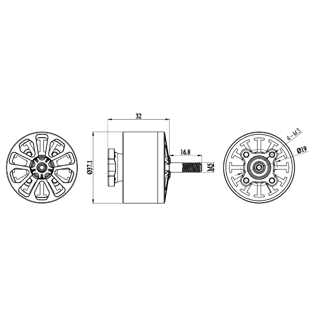NUOVO 3115 900KV 3-6S Motore Brushless per RC Multirotore X-Class FPV Cinelifter Taurus X8Pro Protek60 FPV Kit Fotocamera Fatto