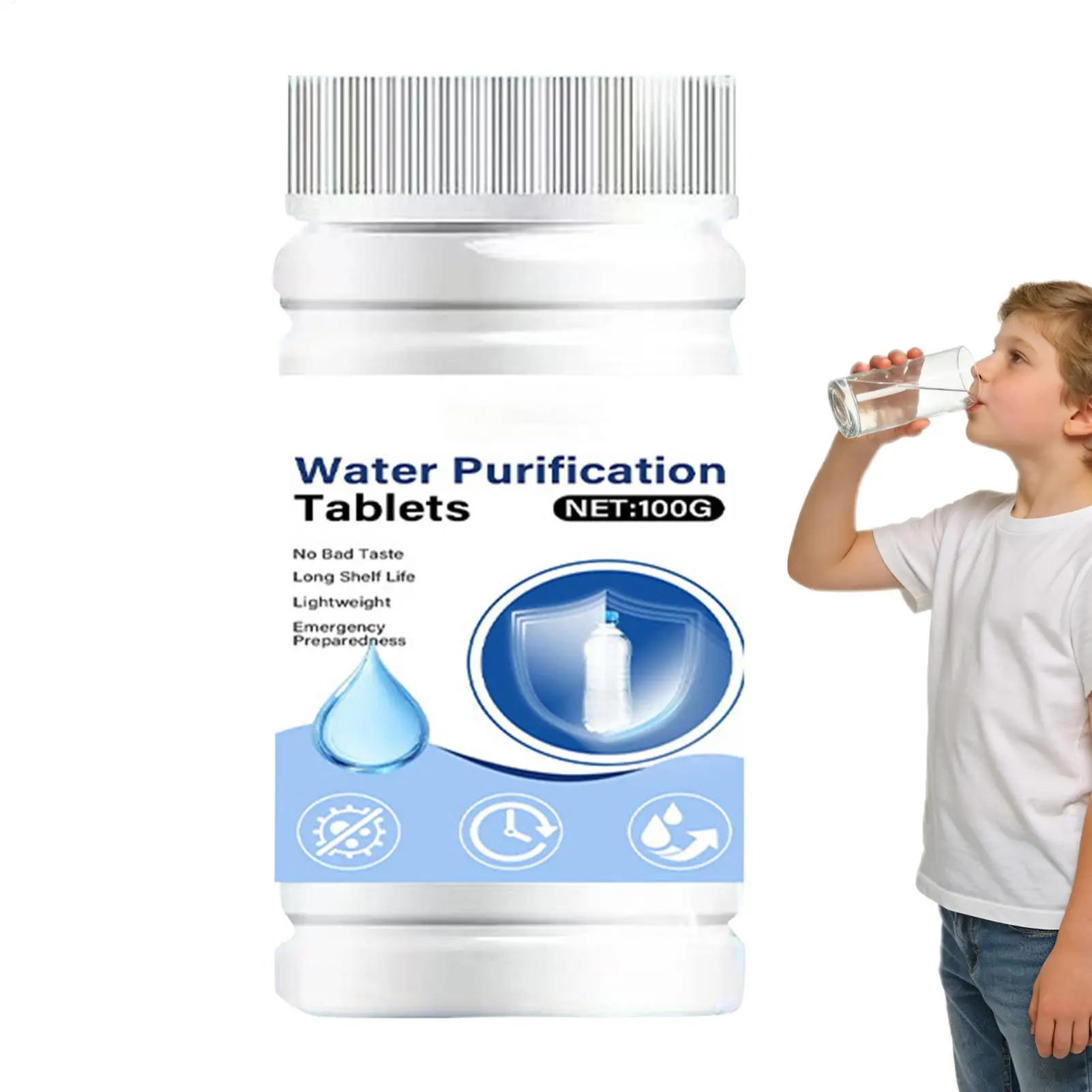 100g fish tank purification tablets, water clarity maintenance, impurity decomposition, efficient sedimentation for clean water